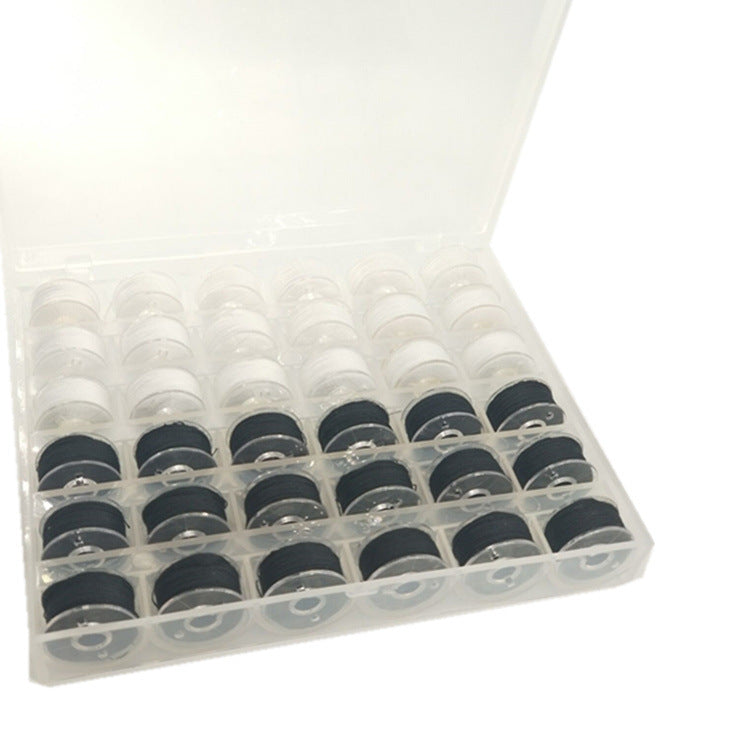 HKM-055955 36 Color Translucent Bobbin Cartridge Set for Sewing Machines