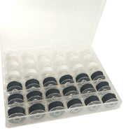 HKM-055955 36 Color Translucent Bobbin Cartridge Set for Sewing Machines