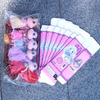 HKM-055955 Lovely Mini Cartoon Plush Doll - Soft 12cm Happy Princess Toy for Kids Ages 0-14