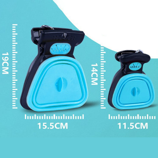 HKM-055955 Portable Handheld Pooper Scooper with Waste Bag Dispenser for Dogs, Lightweight and Expandable Design