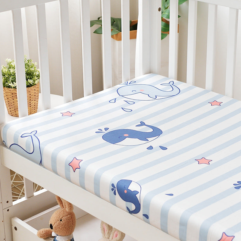 KTX-056083 Reversible Non-Slip Cotton Bed Cover with L-Shaped Zipper Design