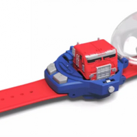 HKM-056275 Mini Cartoon Anime Watch Remote Control Car with Lights and USB Charging - Suitable for Ages 5 and Up