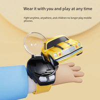 HKM-056275 Mini Cartoon Anime Watch Remote Control Car with Lights and USB Charging - Suitable for Ages 5 and Up