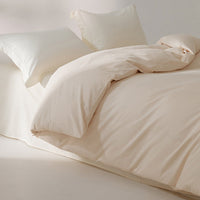 HKM-056275 Thickened Solid Color Minimalist Pillowcase Pair in Long-Staple Cotton, 48x74 cm