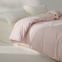 HKM-056275 Thickened Solid Color Minimalist Pillowcase Pair in Long-Staple Cotton, 48x74 cm