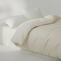 HKM-056275 Thickened Solid Color Minimalist Pillowcase Pair in Long-Staple Cotton, 48x74 cm