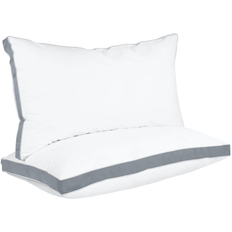 HKM-056403 Soft Class A Pillow Core Pair - Shrunk Packaging for Household and Hotel Use