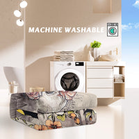 HKM-056595 Rustic Skull and Sunflower Flannel Throw Blanket - Soft Plush Fleece for Couch, Bed, and Car - Multiple Sizes Available