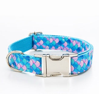 HKM-056787 Custom Lettering Dog Collar with Personality Print - Casual Style for Cats and Dogs