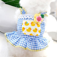 HKM-057043 Summer Pet Dress for Dogs - Lightweight Princess Style One-Piece Outfit, Sizes XS to XL