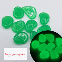 HKM-057107 Luminous Fishing Beads and Shells Set - Fluorescent Artificial Pebbles for Night Fishing