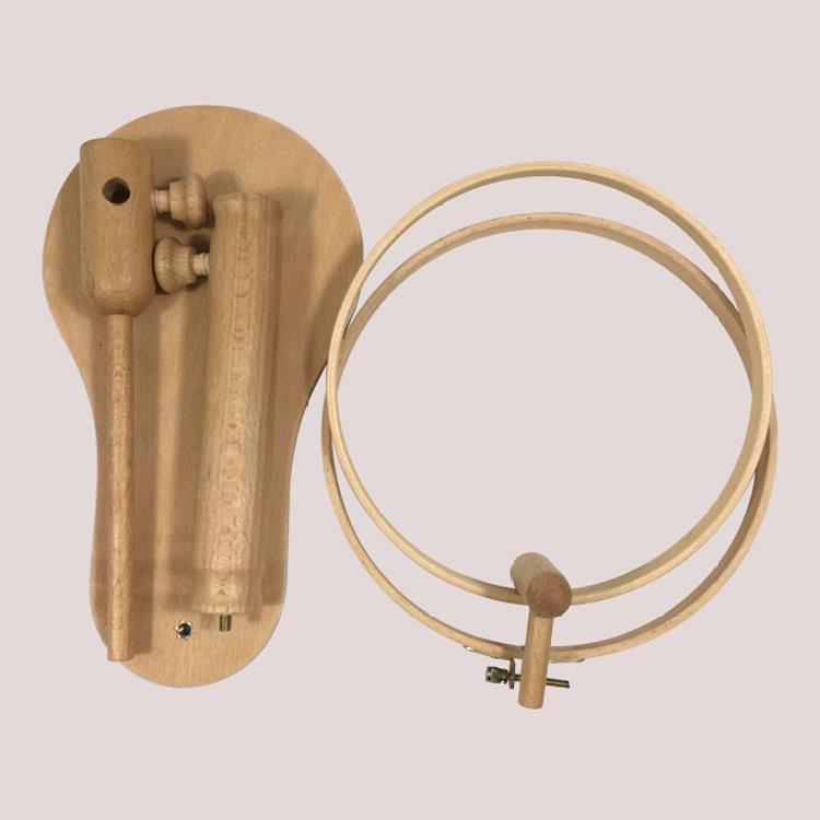 KTX-057107 Wooden Cross Stitch Embroidery Frame for Household Crafting