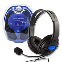 HKM-057171 Wired Double-Sided Headset for Gaming and Computer Use with Microphone