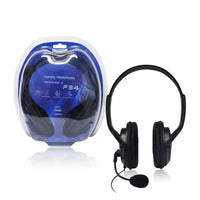 HKM-057171 Wired Double-Sided Headset for Gaming and Computer Use with Microphone