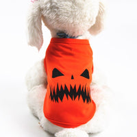 HKM-057235 Soft Pumpkin Costume for Pets - Comfortable & Breathable Dress for Cats and Small Dogs, Perfect for Halloween and Parties