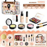 HKM-057427 Kids Pretend Play Makeup Case Set with Brush Tools - Ideal Beauty Toy for Children Ages 2 to 14
