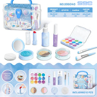 HKM-057427 Kids Pretend Play Makeup Case Set with Brush Tools - Ideal Beauty Toy for Children Ages 2 to 14