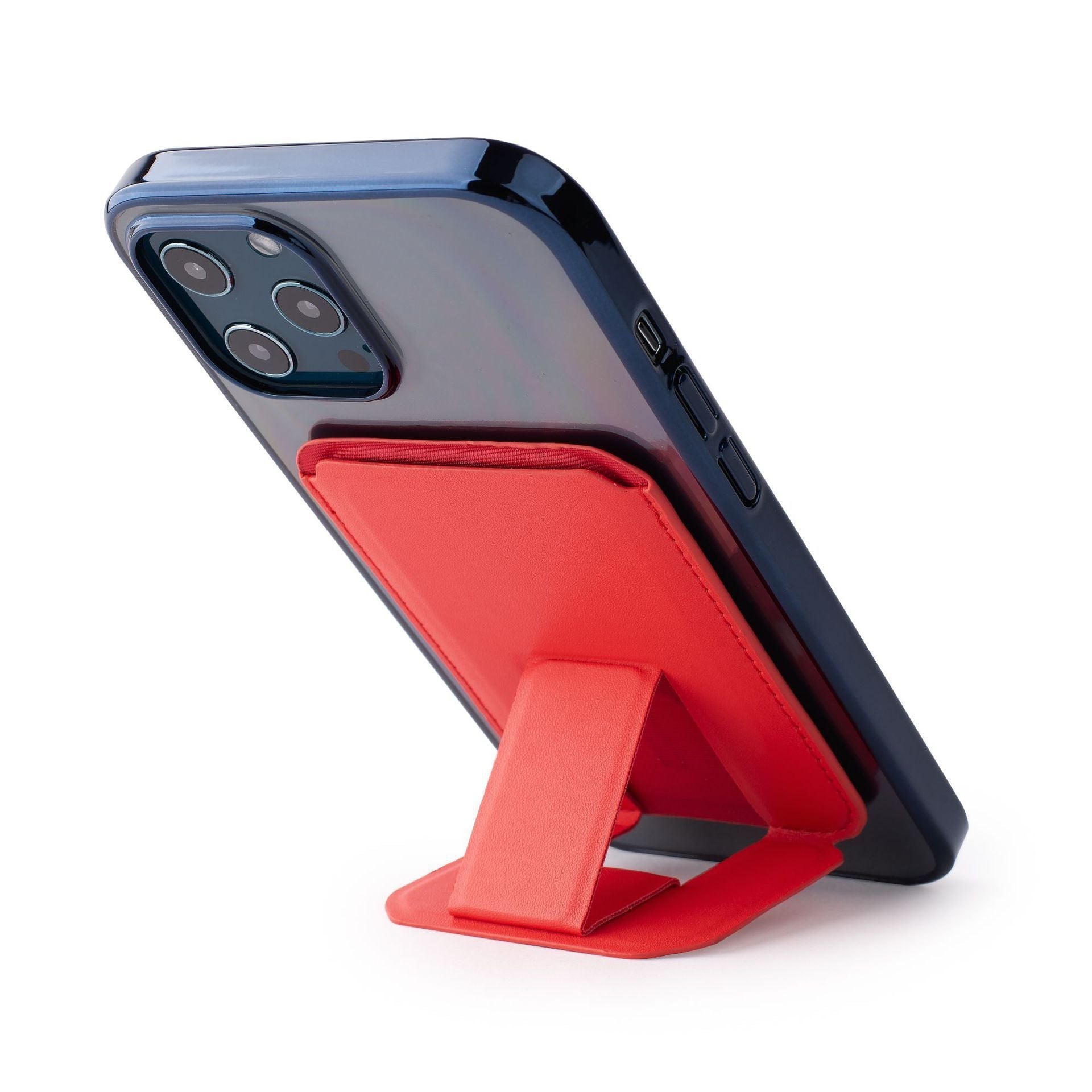 HKM-057491 Magnetic Suction Card Bag and Phone Back Stick Stand - Versatile Desktop Holder in Multiple Colors