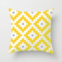HKM-057491 Soft Striped Pillowcase for Office and Home Decor - 45x45cm, Crystal Soft Material, Single-Sided Print