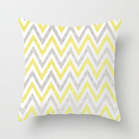 HKM-057491 Soft Striped Pillowcase for Office and Home Decor - 45x45cm, Crystal Soft Material, Single-Sided Print