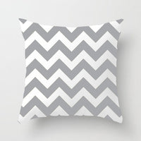 HKM-057491 Soft Striped Pillowcase for Office and Home Decor - 45x45cm, Crystal Soft Material, Single-Sided Print