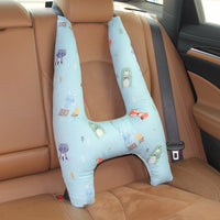 HKM-057555 Dual-Use Car Cushion Pillow with Removable Washable Covers for Children - Various Cute Designs Available