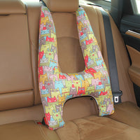HKM-057555 Dual-Use Car Cushion Pillow with Removable Washable Covers for Children - Various Cute Designs Available