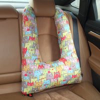 HKM-057555 Dual-Use Car Cushion Pillow with Removable Washable Covers for Children - Various Cute Designs Available