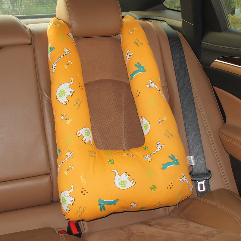 HKM-057555 Dual-Use Car Cushion Pillow with Removable Washable Covers for Children - Various Cute Designs Available