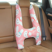 HKM-057555 Dual-Use Car Cushion Pillow with Removable Washable Covers for Children - Various Cute Designs Available