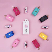 HKM-057619 Eco-Friendly Outdoor Dog Poop Bags with 15 Extra Garbage Bags - Multiple Colors Available