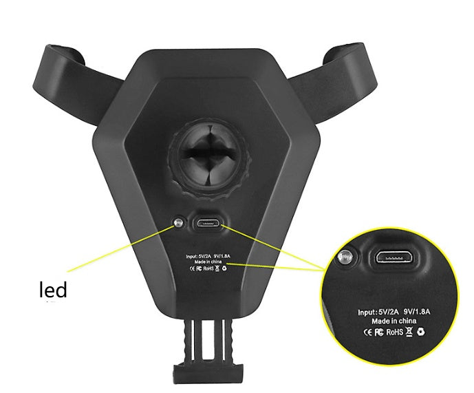 HKM-057619 Wireless Charger Magic Array - 1500mA, Micro USB, Black