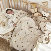 HKM-057747 4-Layer Cotton Gauze Bath Towel Blanket for Infants and Toddlers, Various Designs