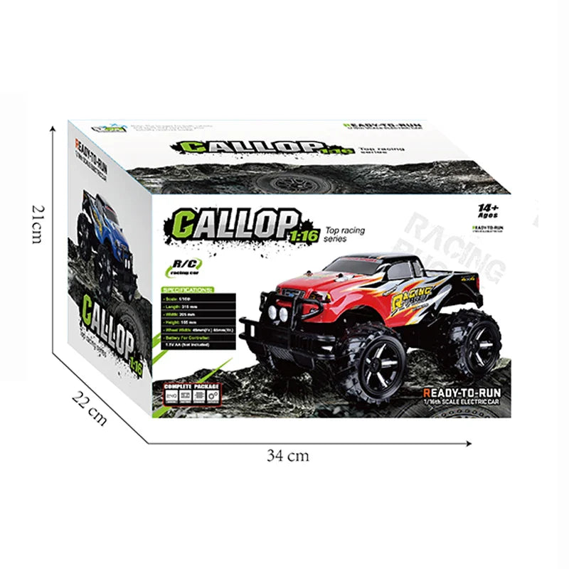 HKM-058003 1:16 Electric Remote Control High Speed Racing Car for Indoor and Outdoor Use