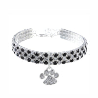 HKM-058131 Diamond Mixed Color Stretch Cat And Dog Necklace Jewelry