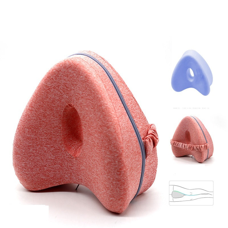 KTX-058259 Heart-Shaped Memory Foam Knee Pillow for Comfortable Support