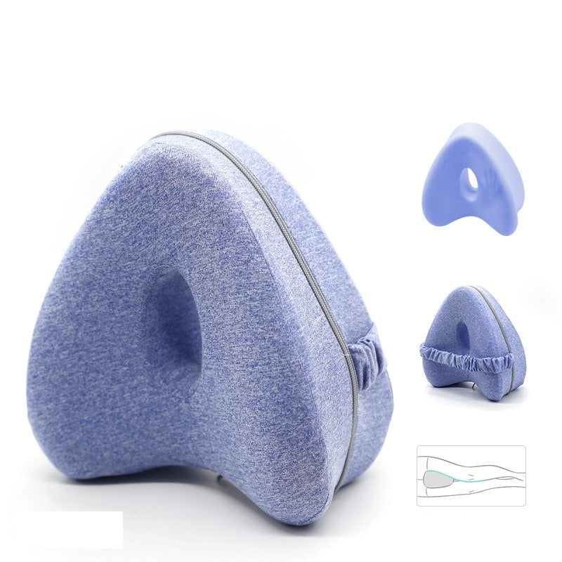 KTX-058259 Heart-Shaped Memory Foam Knee Pillow for Comfortable Support
