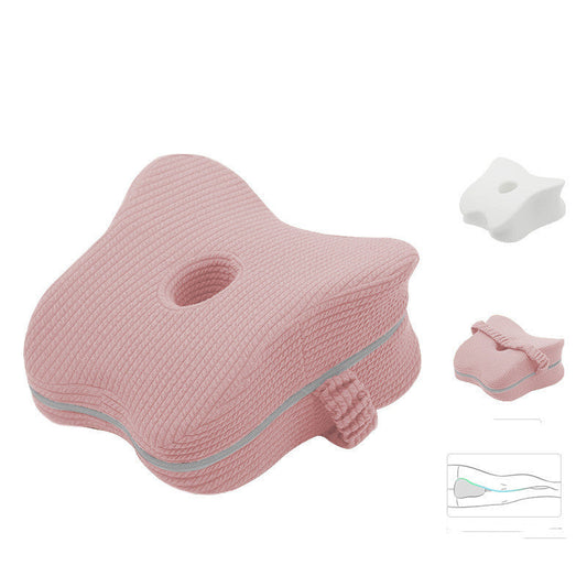 KTX-058259 Heart-Shaped Memory Foam Knee Pillow for Comfortable Support