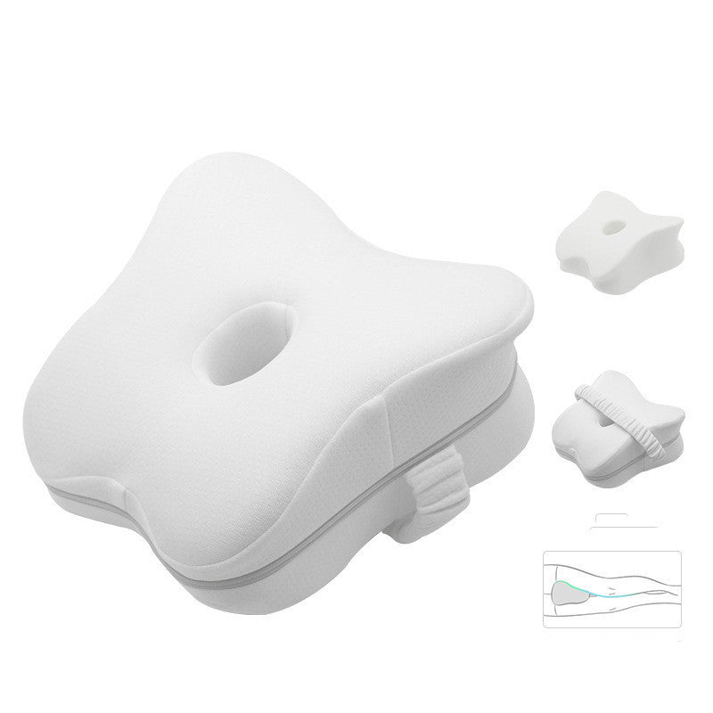 KTX-058259 Heart-Shaped Memory Foam Knee Pillow for Comfortable Support