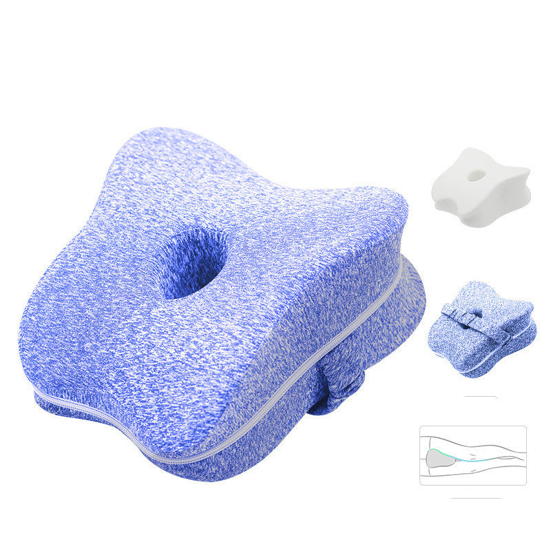 KTX-058259 Heart-Shaped Memory Foam Knee Pillow for Comfortable Support