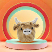 HKM-058259 Wool Hand-woven DIY Bee Doll Craft Kit with Milk Cotton Materials
