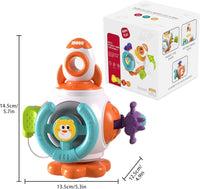 HKM-058387 Montessori Activity Cube for Toddlers - Educational Busy Board Toy for Ages 0-4