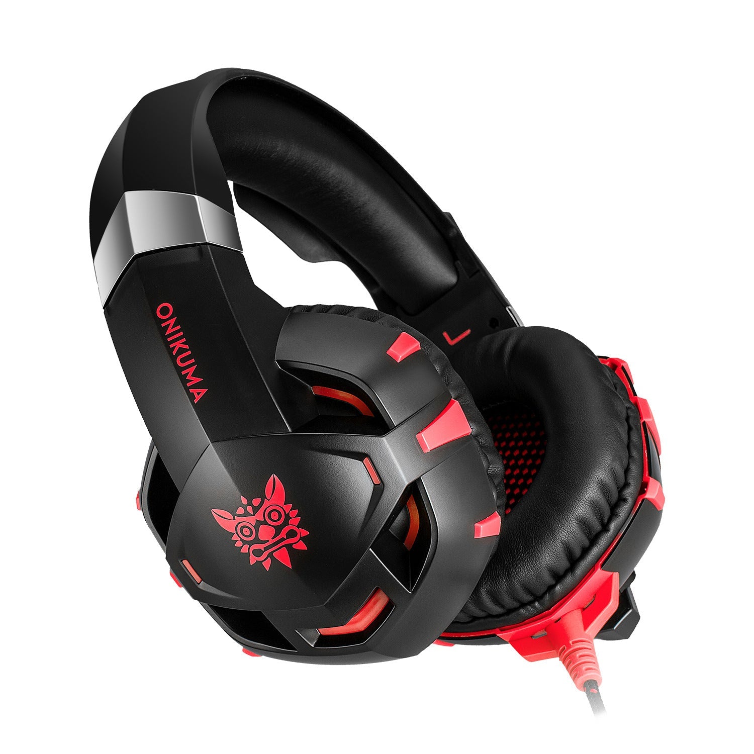 HKM-058643 K2A Wired Gaming Headset with Glowing Design for PS4 and XBOX ONE, 3.5mm Compatible with iPhone and iPad