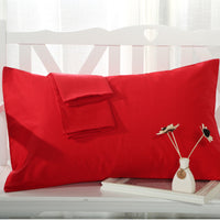 HKM-058643 Solid Color 100% Cotton Standard Pillowcase 48*74cm