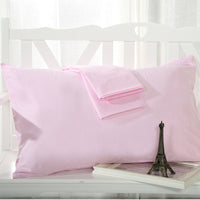 HKM-058643 Solid Color 100% Cotton Standard Pillowcase 48*74cm