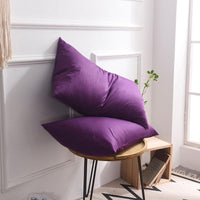 HKM-058643 Solid Color 100% Cotton Standard Pillowcase 48*74cm