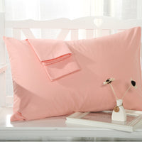 HKM-058643 Solid Color 100% Cotton Standard Pillowcase 48*74cm
