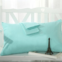 HKM-058643 Solid Color 100% Cotton Standard Pillowcase 48*74cm