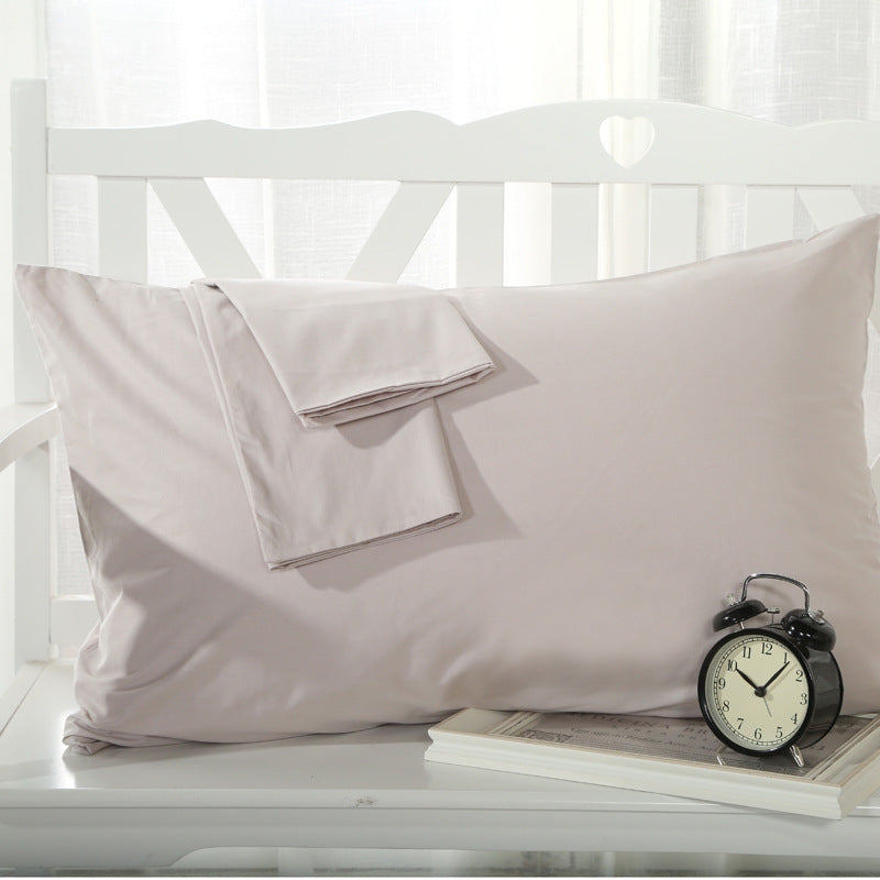 HKM-058643 Solid Color 100% Cotton Standard Pillowcase 48*74cm