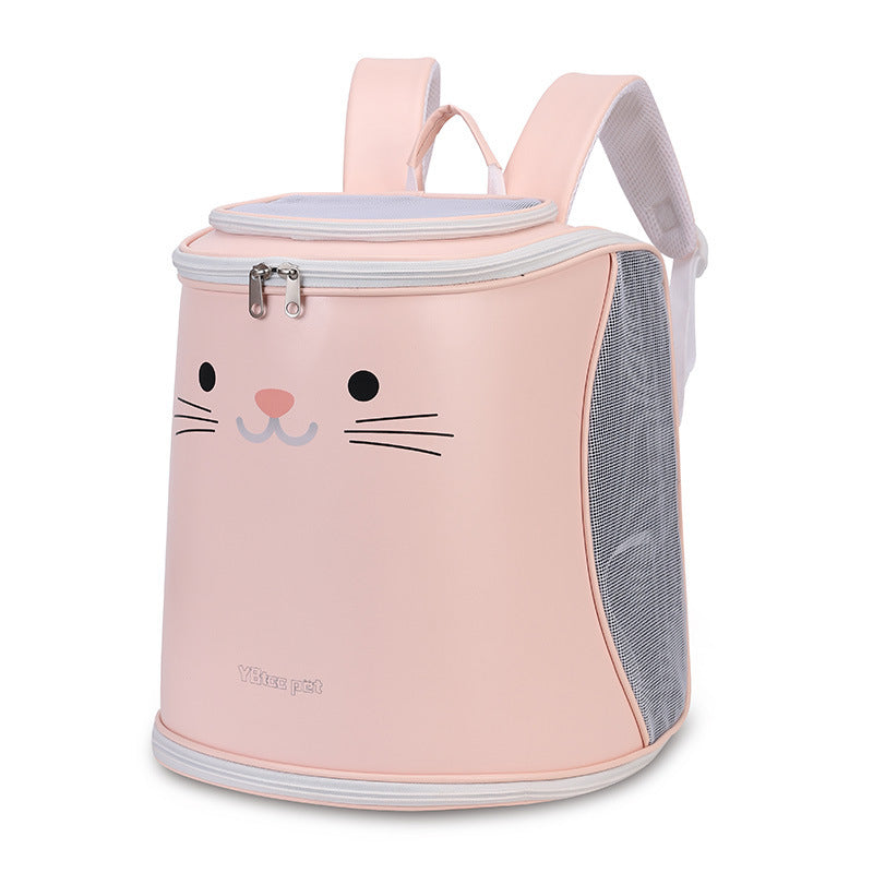 HKM-058771 Foldable Large Capacity Double-shoulder Pet Carrier Bag for Cats and Dogs